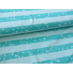 Jersey Spotstripes türkis mint